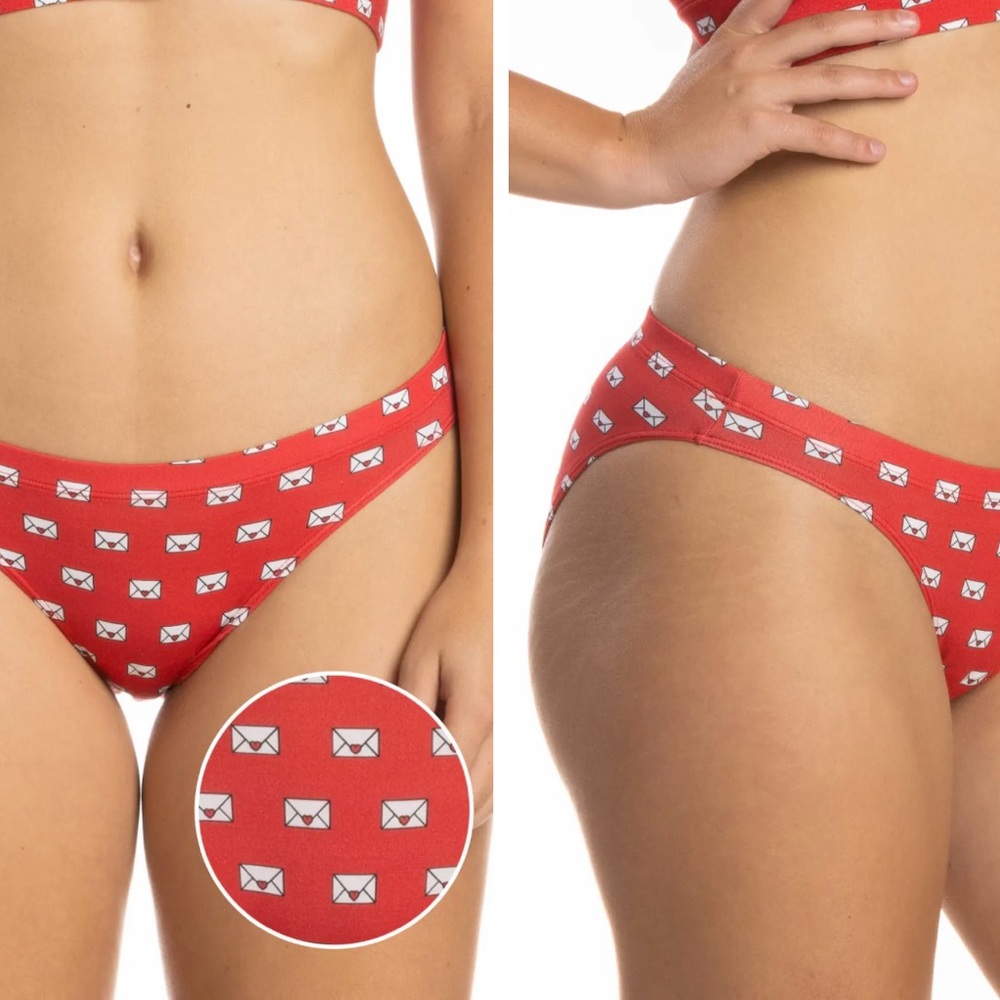 Shinesty The Secret Admirer Valentines Letters Modal Bikini Underwear, Small